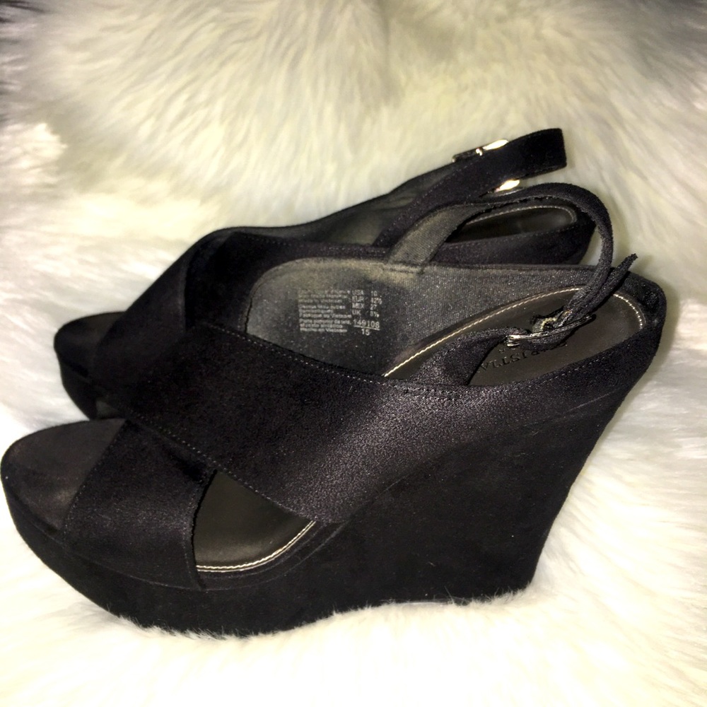 Christian Siriano Platform Wedges